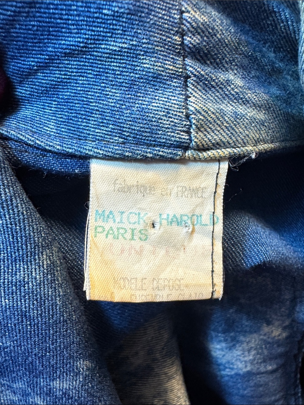 Vintage Denim Ruffled Jacket - Picture 8 of 9